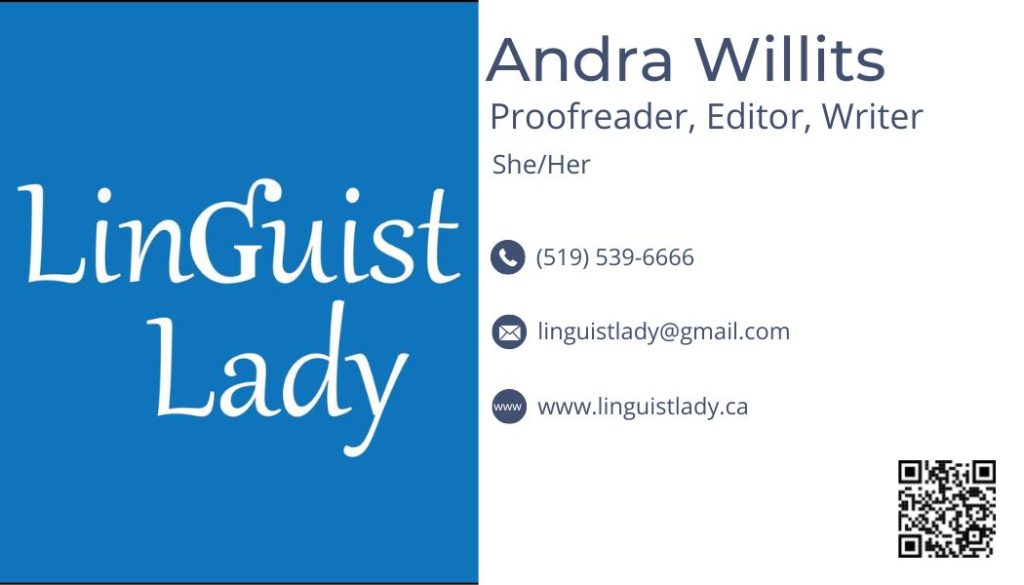 Linguist Lady - Andra Willits