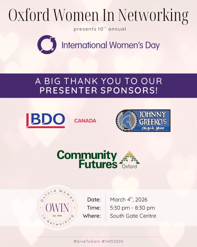 IWD 2026 Presenter Sponsors